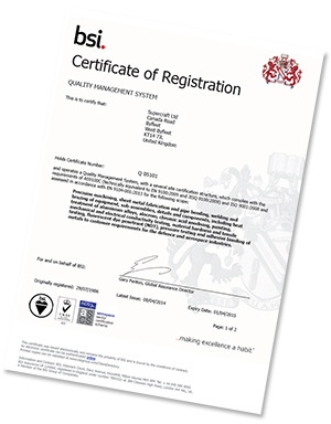 BSI 9100 Certificate