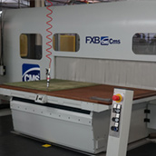 New CMS FXB CNC Router for production of stacked aluminium parts